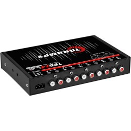 Taramps TEQ 7.4 Stereo 7-band Graphic Equalizer Car Audio Rca Input/Output, Auxiliary Gain, Fader Control 2 Input Channel 3