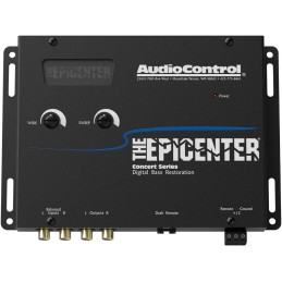 AudioControl Epicenter Digital Bass Control Processor, Car Audio Enhancer with Wired Remote Control (Black)