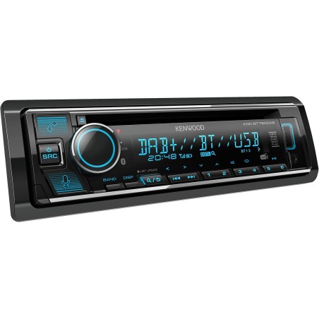 Kenwood KDC-BT760DAB CD-Autoradio mit DAB+ & Bluetooth Freisprecheinrichtung (USB, AUX-In, 2 x Pre-Out 2.5V, Amazon Alexa,