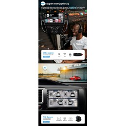 JOYX Android 13 Autoradio Passt für Ford Focus (2012-2017) - [4G+64G] - Eingebaut DSP/Carplay/Android Auto - LED Rückfahrkamera