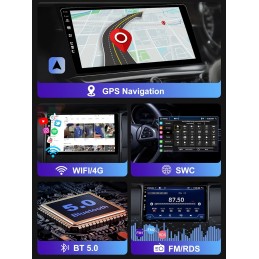 9 Zoll Android Autoradio passend für Subaru Forester 3 SH/Impreza GH GE 2007–2011 – integriertes Carplay DSP – 4 GB + 64 GB