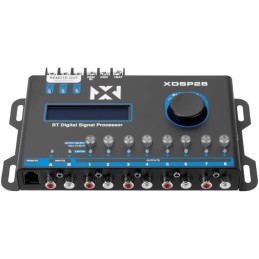 NVX XDSP28 8-Channel X-Series 15 Band Parametric EQ Digital Signal Processor (DSP) with LCD Display, Built-in Bluetooth and