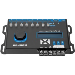 NVX XDSP28 8-Channel X-Series 15 Band Parametric EQ Digital Signal Processor (DSP) with LCD Display, Built-in Bluetooth and