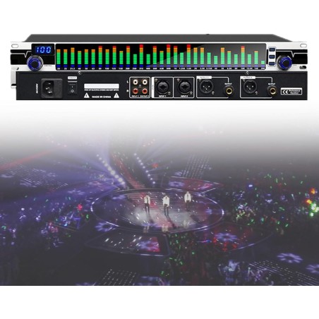 XNYXLPP Professional Audio Processor 31-Band Spectrum Display Audio Digital Equalizador Professional Sound