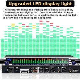 XNYXLPP Professional Audio Processor 31-Band Spectrum Display Audio Digital Equalizador Professional Sound