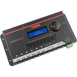 DS18 DSP2.6DBT 2-Channel in and 6-Channel Out Digital Sound Processor with Bluetooth and LCD Screen - Didactic and Intuitive