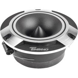 Timpano TPT-ST2 CHROME Slim Super Tweeter, 600 Watts 4 Ohm, 105 dB, 1 in Voice Coil, 3.85 inch Pro Car Sound System Bullet