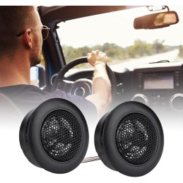 Tyenaza Audio Hochtöner Audio Lautsprecher, Auto Hochtonlautsprecher Allgemeines Paar 12V 120W Auto Mini Super Power Lauter Dome