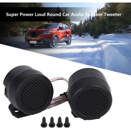 Auto Hochtonlautsprecher, 2Pcs 12V 500W 105dB Car Audio Lautsprecher Portable Hochtöner, Super Power Audiolautsprecher Hochtöner