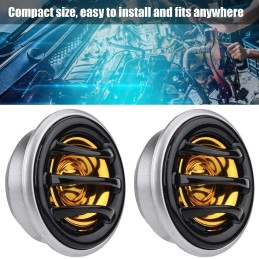 Yctze Auto Lautsprecher Hochtöner - Auto Hochtöner Hochtöner 2Pcs 12V 150W Car Mini Super Power Loud Dome Audio Stereo