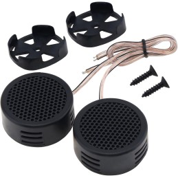 DriSentri Car Tweeters, 2pcs 500W High Efficiency Mini Dome Tweeter Speakers for Car Audio System