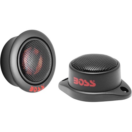 BOSS Audio Systems TW12 Car Door Tweeters - 200 Watts Max (per pair), 1 Inch Polyimide Dome, Sold in Pairs