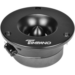 Timpano TPT-ST3 BLACK Slim Super Tweeter, 600 Watts 4 Ohm, 105 dB, 1 in Voice Coil, 3.75 Inch Pro Car Sound System Bullet