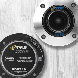 Pyle-Pro PDBT19 3.75 inch Aluminum Horn Bullet Tweeter