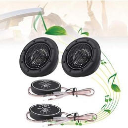 EVGATSAUTO Dome Car Tweeter, Paar 12V 150W Auto Mini Super Power Loud Dome Audio Lautsprecher Hochtöner Lautsprecher Horn