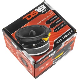 DS18 PRO-TW120B Super Tweeter in Black - 3" Aluminum Frame and Diaphragm, 240W Max, 120W RMS, 4 Ohms, Built in Crossover - PRO