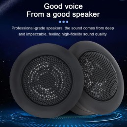 DriSentri Tweeters for Car Audio, 2pcs 120W Car Tweeters High Efficiency Mini Dome Tweeter Speaker 12V Loudspeaker Audio Auto