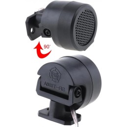 PA Products 2Pcs 12V 500W Car Round Loud Audio Speaker Tweeter Speakers Rotatable Tweeters Kit