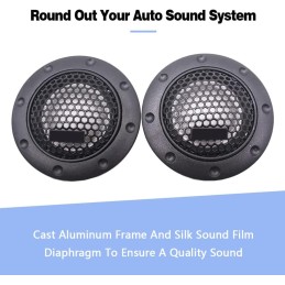 Tweeters for Car Audio Car Stereo Speaker, Aluminum Frame and Diaphragm Tweeter 4 ohm 320 Watts Sound Stereo Tweeter for Car