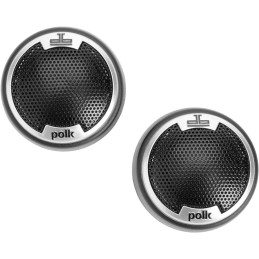 Polk Audio DB1001 1-Inch Silk/Polymer Composite Dome Tweeters (Pair, Black)