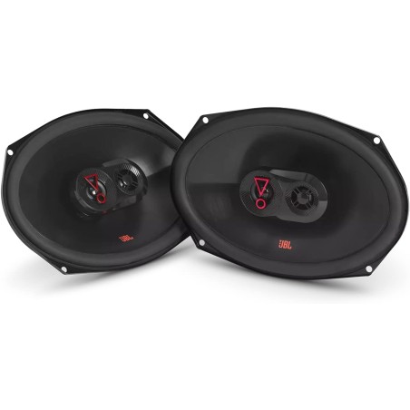 JBL Stage3 9637F 3-Wege Auto Lautsprecher Set von Harman Kardon ohne Gitter - 375 Watt KFZ Ovale Autolautsprecher Boxen - 6" x