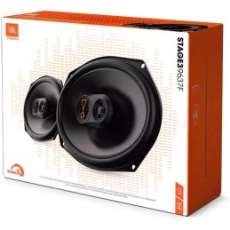 JBL Stage3 9637F 3-Wege Auto Lautsprecher Set von Harman Kardon ohne Gitter - 375 Watt KFZ Ovale Autolautsprecher Boxen - 6" x