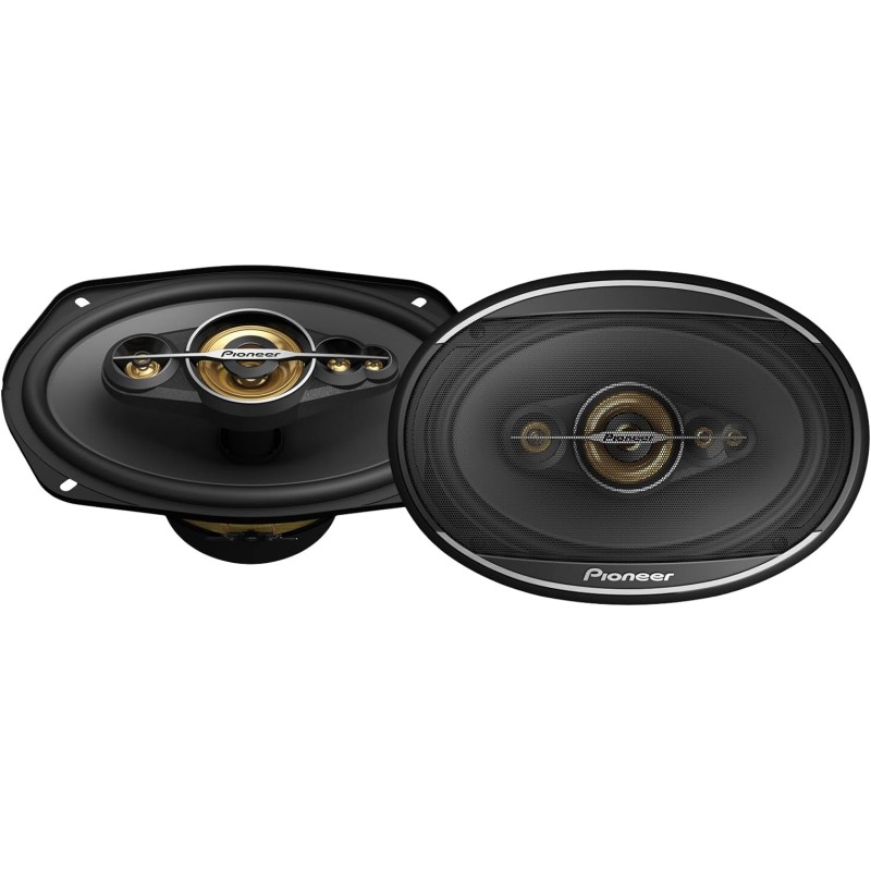 Pioneer TS-A6991F 6 x 9 5-Weg-Koaxial-Lautsprecher Set mit 2 Lautsprechern (je 700W max, 120W Sinus), kraftvoller Klang, hoher