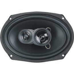 Excalibur X693 3 Wege Auto Lautsprecher 16 x 23 cm/6 x 9 500 W Paar Preis für viele Ford, Mazda oder FIAT Fahrzeuge, Schwarz