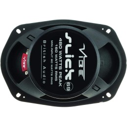 VIBE Audio Slick 6” x 9” Triaxial speaker - 160/480 W (RMS/MAX), Black