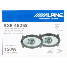 Alpine SXE-4625S - 10x15 cm (4x6 Zoll) 2-Wege Koaxiallautsprecher, 60w