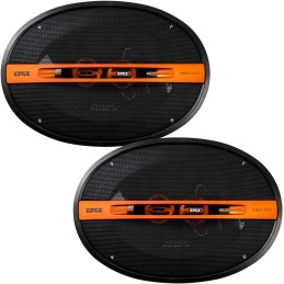 EDGE Car Audio 6X9 Parcel shelf speakers EDST219-E6 Black and Orange, 3 way