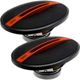 EDGE Car Audio 6X9 Parcel shelf speakers EDST219-E6 Black and Orange, 3 way