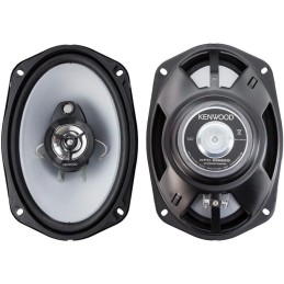 Kenwood KFC-6966S 6 x 9 Inch 400-Watt 3-Way Flush Mount Coaxial Car Speaker Easy Installation - Pair