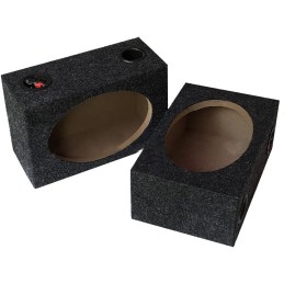 Gathukila Single 6X9 Speaker Box Universal Sealed Speaker Boxes Car Speaker Box Car Subwoofer Boxes for Car Music Pair