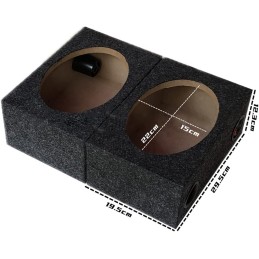 Gathukila Single 6X9 Speaker Box Universal Sealed Speaker Boxes Car Speaker Box Car Subwoofer Boxes for Car Music Pair