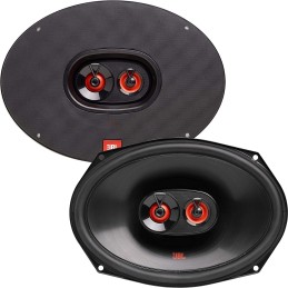 JBL Club 9632 - 3-Wege Auto Lautsprecher Set von Harman Kardon - 255 Watt KFZ Soundanlage ovale Autolautsprecher Boxen 152x230