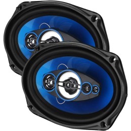 Terisass 6x9in 1000W Car o Coaxial Speakers Stereo 2pcs Car Sound Speaker Loudspeaker TP-6971