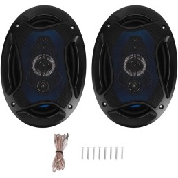 Terisass 6x9in 1000W Car o Coaxial Speakers Stereo 2pcs Car Sound Speaker Loudspeaker TP-6971