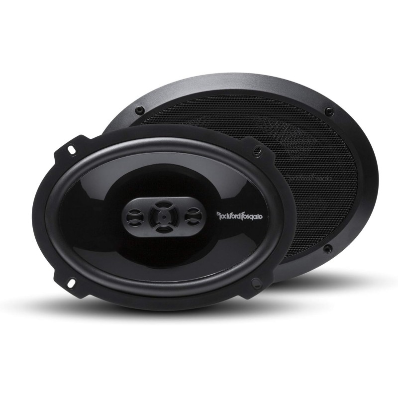 Rockford Fosgate P1694 Punch 6"x9" 4-Way Coaxial Full Range Speakers - Black (Pair)