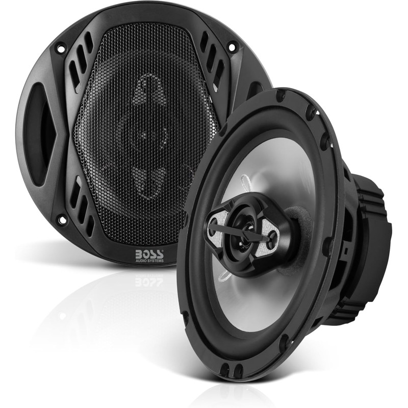 BOSS Audio Systems NX694 Onyx Series 6 x 9 Inch Car Door Speakers - 800 Watts (per pair), Coaxial, 4 Way, Full Range 4 Ohms,