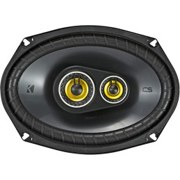 Kicker CS Series 150 Watt 6 x 9 Inch Car Audio Coaxial Speaker Pair, Black