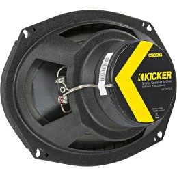 Kicker CS Series 150 Watt 6 x 9 Inch Car Audio Coaxial Speaker Pair, Black