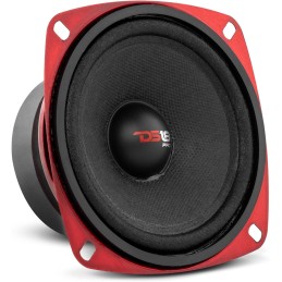 DS18 PRO-X694 BM Loudspeaker - 6x9, Midrange, Red Aluminum Bullet, 400W Max, 200W RMS, 4 Ohms - Premium Quality Audio Door