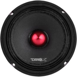 DS18 PRO-X694 BM Loudspeaker - 6x9, Midrange, Red Aluminum Bullet, 400W Max, 200W RMS, 4 Ohms - Premium Quality Audio Door