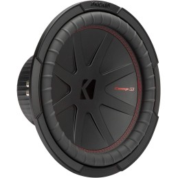 KICKER 48CWR122 CompR 12" Subwoofer, DVC, 2-Ohm, 500 Watts RMS, 1000 Watts Peak, RoHS Compliant