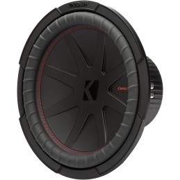 KICKER 48CWR122 CompR 12" Subwoofer, DVC, 2-Ohm, 500 Watts RMS, 1000 Watts Peak, RoHS Compliant