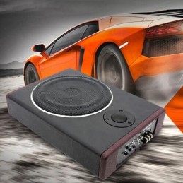 HuKaiL 8-Zoll Auto Subwoofer Aktiv Untersitz, 600W 12V Car-Audio-Modifizierter mit Hohen Aktivlautsprechern und