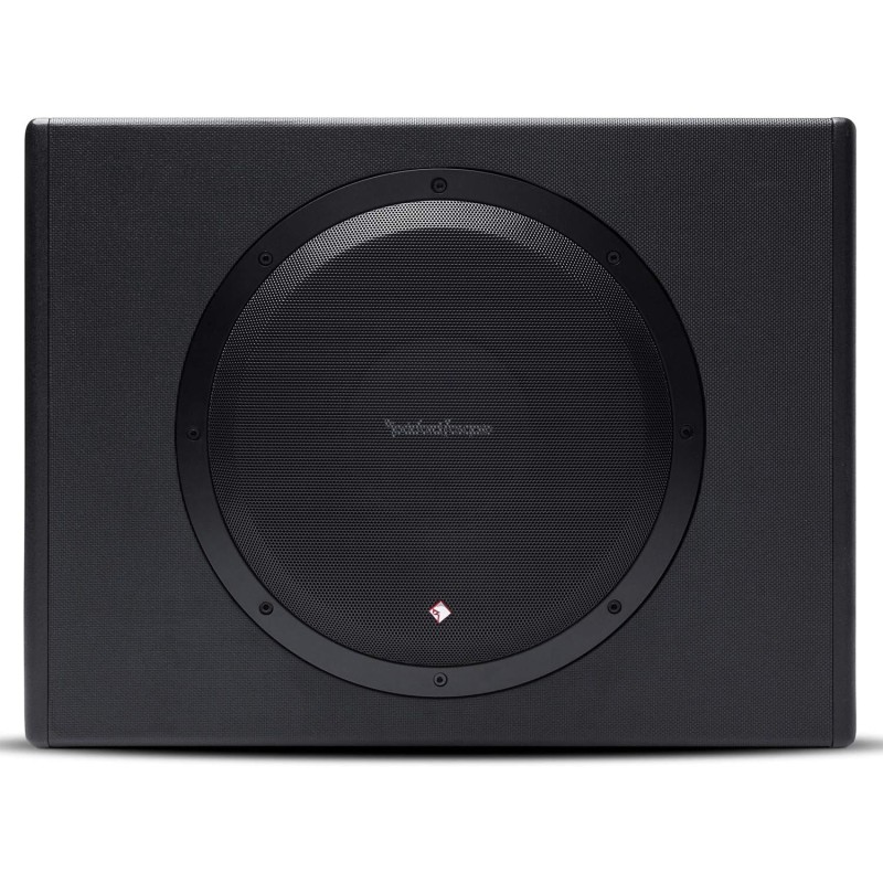 Rockford Fosgate Punch P300-12 Single 12" 300-Watt Amplified Subwoofer in Enclosure - Black