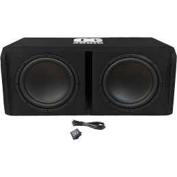 OE AUDIO 212SP Twin 12" Active Amplified 3600W Double Bass Box Sub Car Subwoofer