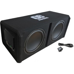 OE AUDIO 212SP Twin 12" Active Amplified 3600W Double Bass Box Sub Car Subwoofer